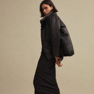 NWT Mango Quilted skin style jacket winter puffer coat